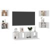 Honiton 6 Piece TV Cabinet Set Engineered Wood – 60x30x30 cm (2 pcs), White