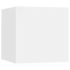 Deming 6 Piece TV Cabinet Set Engineered Wood – 60x30x30 cm, White