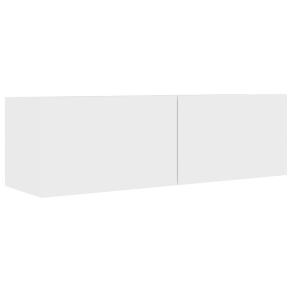 Kingston 4 Piece TV Cabinet Set Engineered Wood – 100x30x30 cm, White