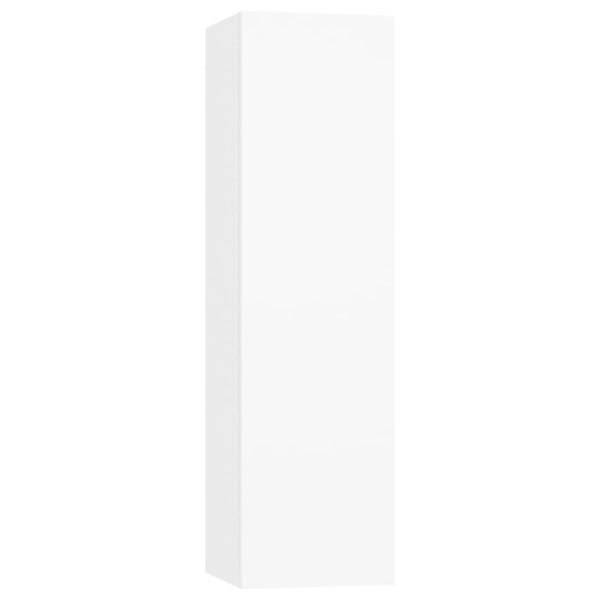 Stoneham 4 Piece TV Cabinet Set Engineered Wood – 100x30x30 cm, White