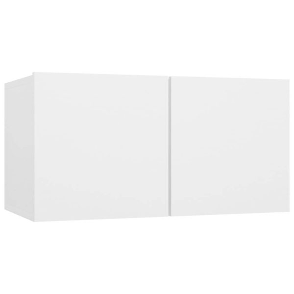 Nashville 4 Piece TV Cabinet Set Engineered Wood – 60x30x30 cm, White