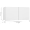 Nashville 4 Piece TV Cabinet Set Engineered Wood – 60x30x30 cm, White
