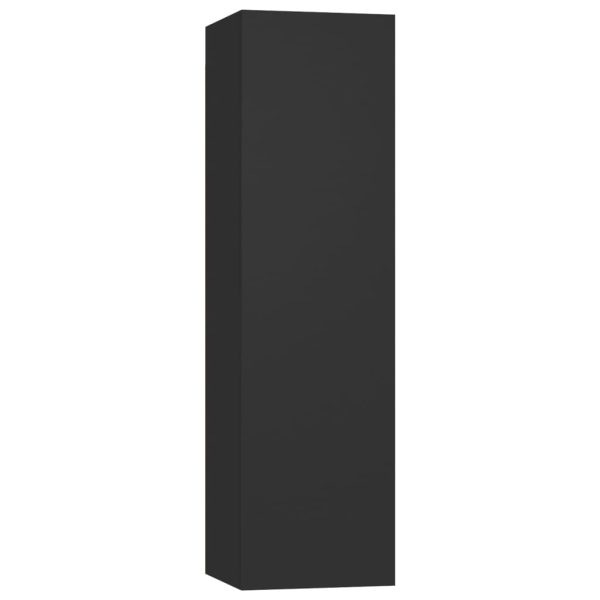 Fairhope 3 Piece TV Cabinet Set Engineered Wood – 100x30x30 cm, Black