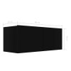 Kingston 4 Piece TV Cabinet Set Engineered Wood – 80x30x30 cm, Black