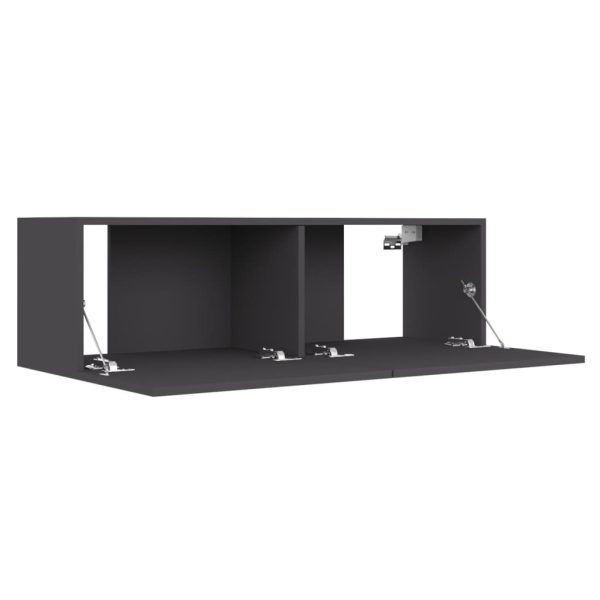 Fareham 5 Piece TV Cabinet Set Engineered Wood – 100x30x30 cm, Grey