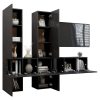 Clevedon TV Cabinet Set Engineered Wood