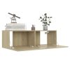 Maclean 4 Piece TV Cabinet Set Engineered Wood – 100x30x30 cm, Sonoma oak
