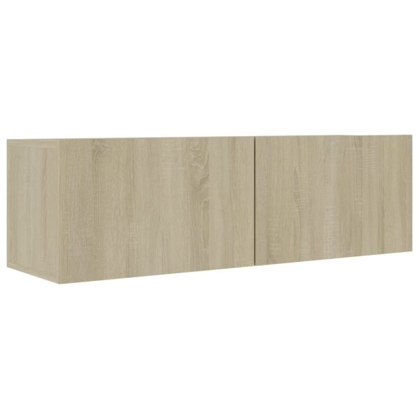 Deming 6 Piece TV Cabinet Set Engineered Wood – 100x30x30 cm, Sonoma oak