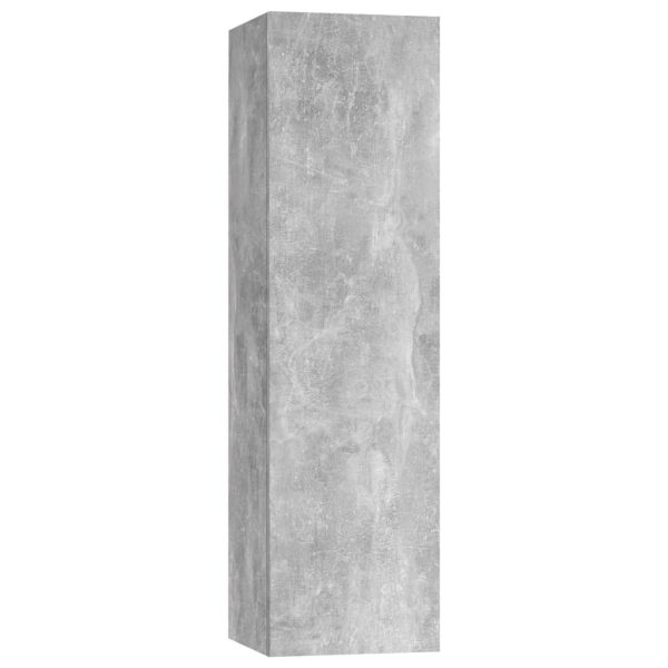 Fareham 5 Piece TV Cabinet Set Engineered Wood – 100x30x30 cm, Concrete Grey
