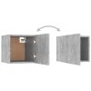 Honiton 6 Piece TV Cabinet Set Engineered Wood – 60x30x30 cm (3 pcs), Concrete Grey