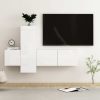 Fareham 5 Piece TV Cabinet Set Engineered Wood – 80x30x30 cm, High Gloss White