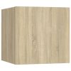 Racine Bedside Cabinet 30.5x30x30 cm Engineered Wood – Sonoma oak, 1