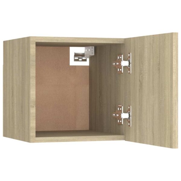 Racine Bedside Cabinet 30.5x30x30 cm Engineered Wood – Sonoma oak, 1