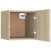 Racine Bedside Cabinet 30.5x30x30 cm Engineered Wood – Sonoma oak, 2