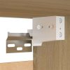 Racine Bedside Cabinet 30.5x30x30 cm Engineered Wood – White and Sonoma Oak, 1