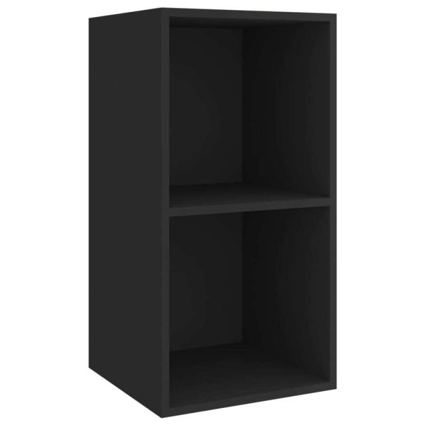 Elmira 3 Piece TV Cabinet Set Engineered Wood – Black