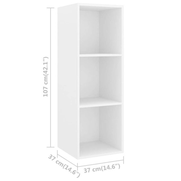 Berlin 3 Piece TV Cabinet Set Engineered Wood – White