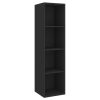 Orlando 2 Piece TV Cabinet Set Engineered Wood – Black