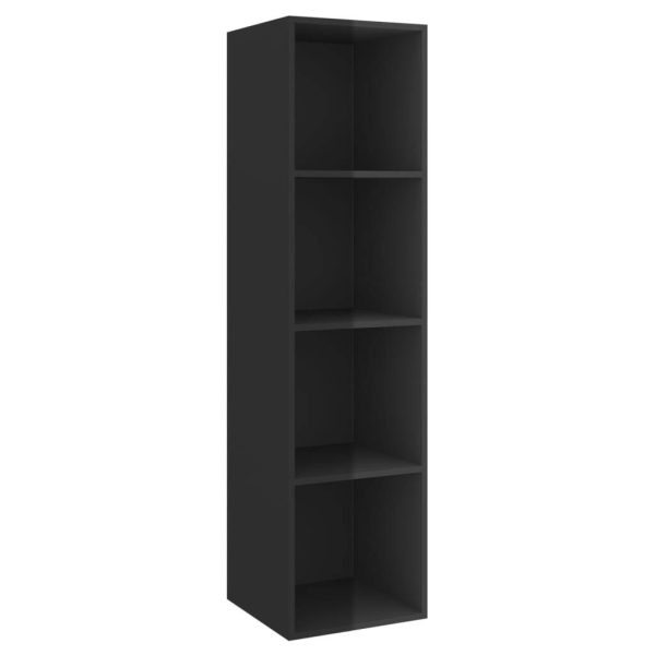 Orlando 2 Piece TV Cabinet Set Engineered Wood – High Gloss Black