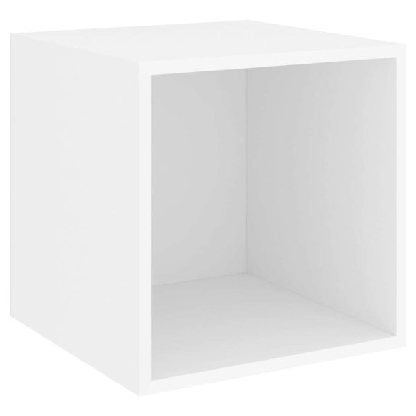 Waukegan 3 Piece TV Cabinet Set Engineered Wood – White