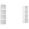 Grants Wall-mounted TV Cabinets 2 pcs Engineered Wood – White