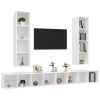 Cockermouth Wall-mounted TV Cabinets 4 pcs Engineered Wood – White