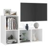 Island TV Cabinets 2 pcs Engineered Wood – 72x35x36.5 cm, White
