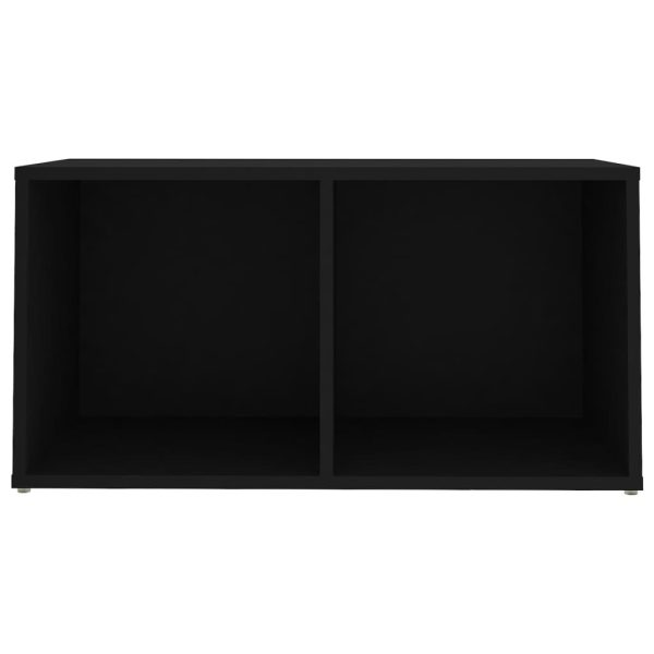 Island TV Cabinets 2 pcs Engineered Wood – 72x35x36.5 cm, Black