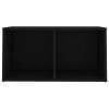 Westmont TV Cabinets 4 pcs 72x35x36.5 cm Engineered Wood – Black