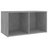 Clayton 3 Piece TV Cabinet Set Engineered Wood – Concrete Grey