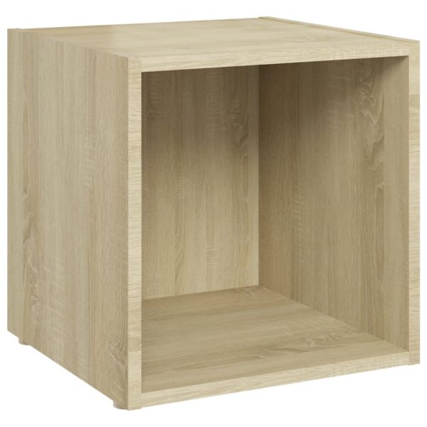 Huddersfield 8 Piece TV Cabinet Set Engineered Wood – Sonoma oak