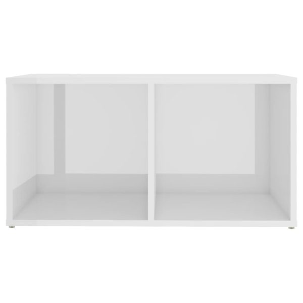 Huddersfield 8 Piece TV Cabinet Set Engineered Wood – High Gloss White