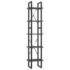 5-Tier Book Cabinet Pinewood – 40x30x175 cm, Grey