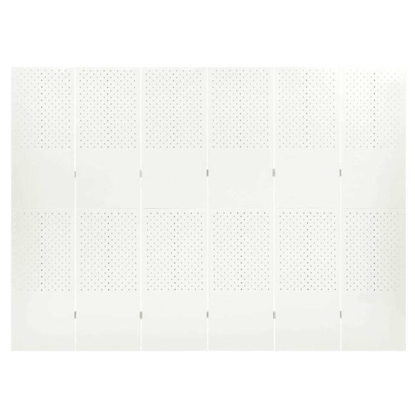 Sedalia 6-Panel Room Divider 240×180 cm Steel