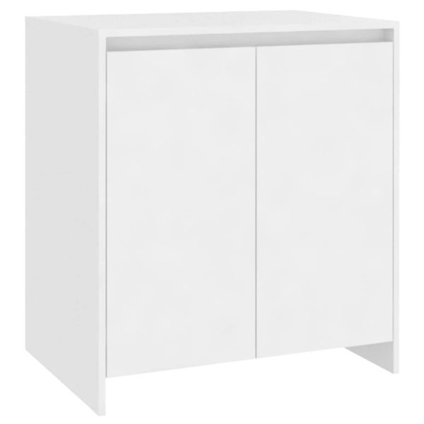 2 Piece Sideboard Engineered Wood – White