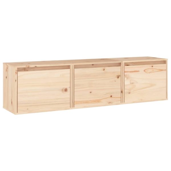 Toledo TV Cabinets 3 pcs Solid Wood Pine