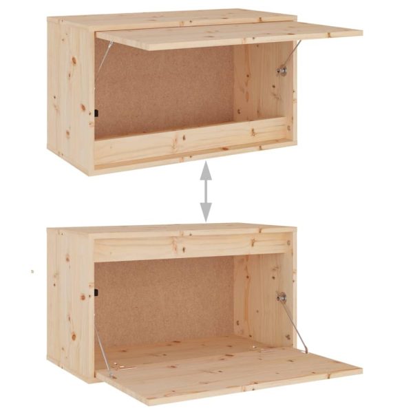 Douglas TV Cabinets 3 pcs Solid Wood Pine – Brown