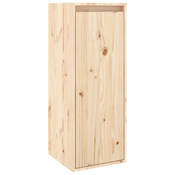 Visalia TV Cabinets 2 pcs Solid Wood Pine – Brown