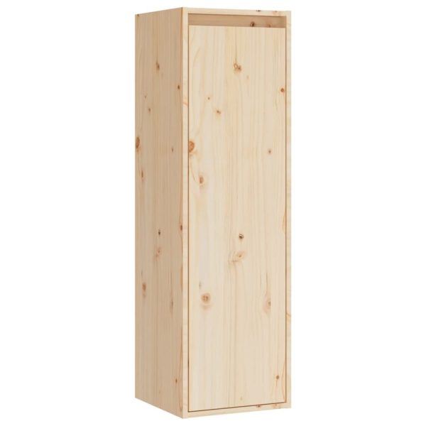 Calverton TV Cabinets 6 pcs Solid Wood Pine – Brown