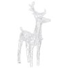 Reindeers & Sleigh Christmas Decoration 240 LEDs Acrylic – Warm White