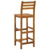 Bar Chairs Solid Acacia Wood – 4