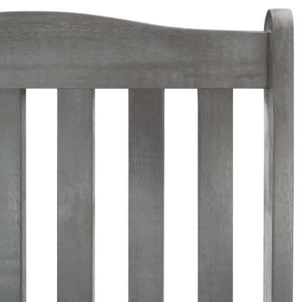 Rocking Chair Solid Acacia Wood – Grey