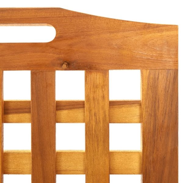 Shipley Room Divider Solid Acacia Wood – 121x2x120 cm