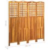 Shipley Room Divider Solid Acacia Wood – 161x2x170 cm