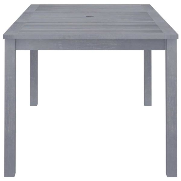 Garden Dining Table Solid Acacia Wood – 150x90x74 cm