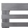 Garden Corner Bench 140 cm Solid Acacia Wood – Grey