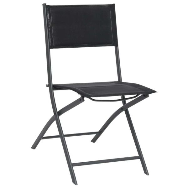 Folding Outdoor Chairs Steel and Textilene – 2