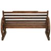 Garden Bench Solid Firwood – 112 cm