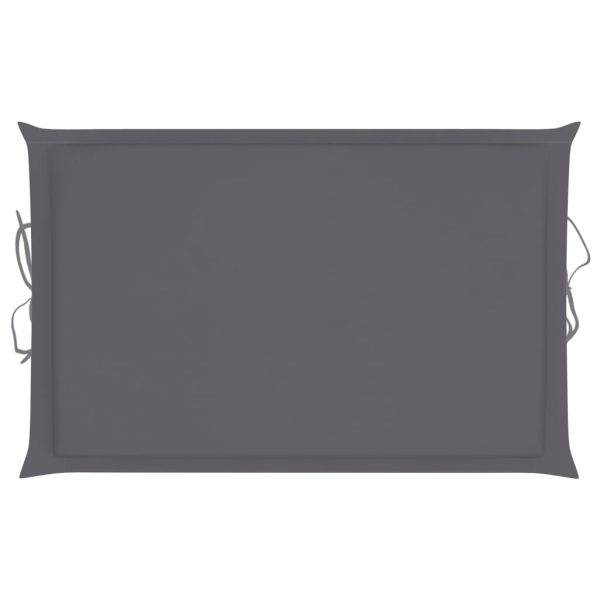 Sun Lounger Cushion 186x58x3 cm – Anthracite