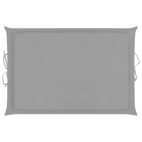 Sun Lounger Cushion 186x58x3 cm – Grey